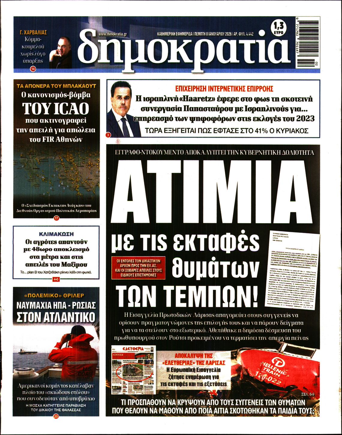 Πρωτοσέλιδο εφημερίδας