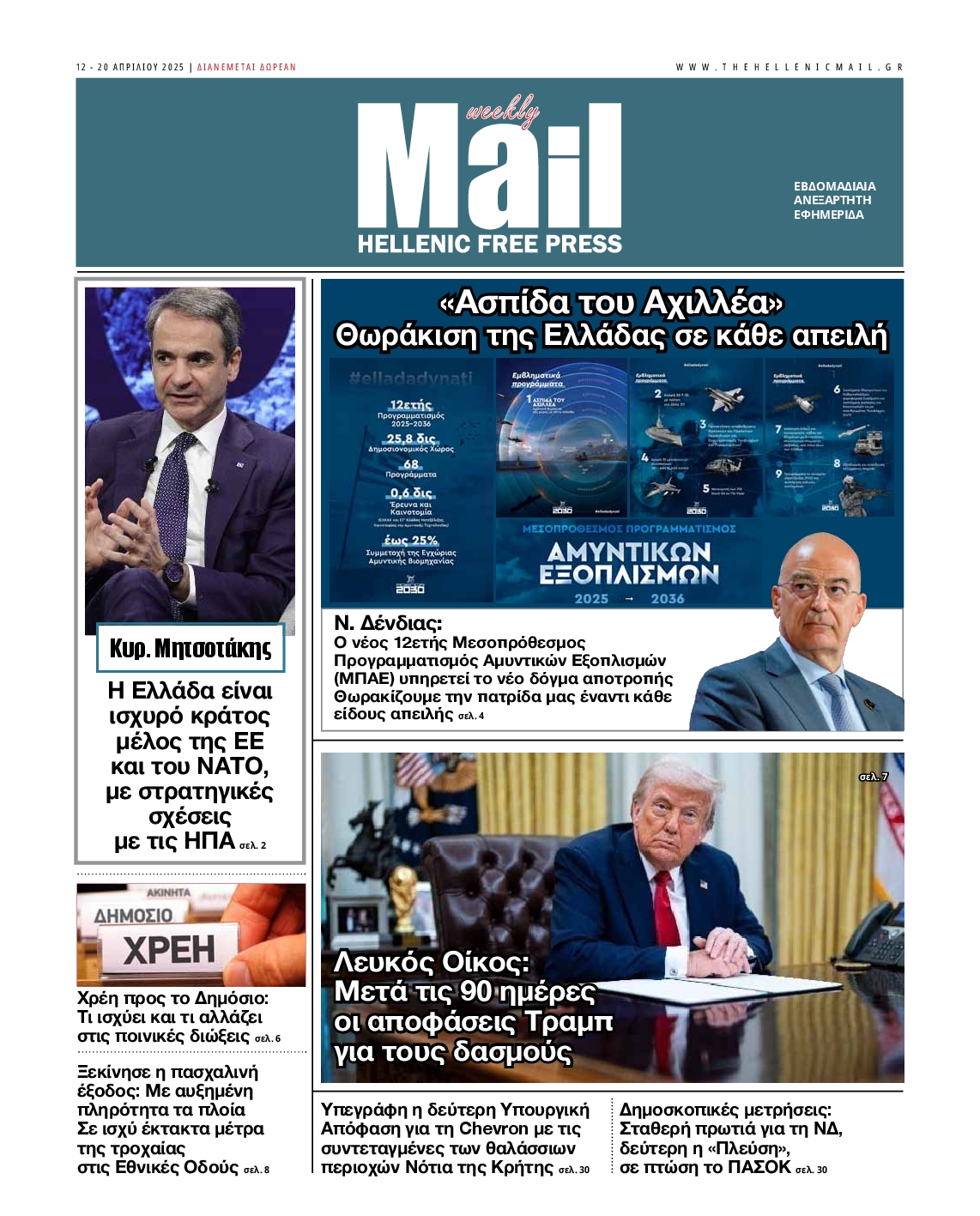 Πρωτοσέλιδο εφημερίδας